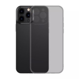 Coque en verre dépoli Baseus pour coque rigide iphone 13 pro avec cadre en gel noir (arws001001)