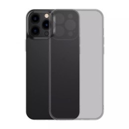 Coque en verre dépoli Baseus pour iphone 13 pro max couverture rigide avec cadre en gel noir (arws001101)
