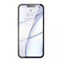Coque en verre dépoli Baseus pour iphone 13 pro max couverture rigide avec cadre en gel noir (arws001101)