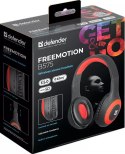 SŁUCHAWKI DEFENDER BLUETOOTH FREEMOTION B575 CZARNO-CZERWONE