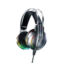 WK Design M9 Gaming Around Ear Headphones USB Gaming Gris (M9)