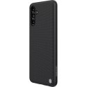 Coque texturée Nillkin Coque renforcée durable avec un cadre en gel et du nylon à l&#39;arrière pour Samsung Galaxy A13 5G noir