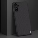 Coque texturée Nillkin Coque renforcée durable avec un cadre en gel et du nylon à l&#39;arrière pour Samsung Galaxy A13 5G noir