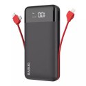 Dudao K1Pro powerbank 20000mAh avec câbles intégrés noir (K1Pro-noir)