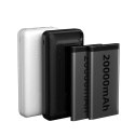 Dudao powerbank 20000 mAh Power Delivery 20 W Quick Charge 3.0 2x USB / USB Type C noir (K12PQ + noir)