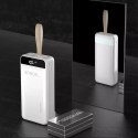 Dudao powerbank 30000 mAh 3x USB avec lampe LED blanc (K8s + blanc)