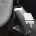 Dudao powerbank 30000 mAh 3x USB avec lampe LED blanc (K8s + blanc)