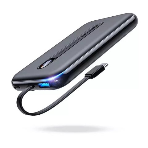 Joyroom Linglong powerbank 10000mAh 20W Power Delivery Quick Charge USB / USB Type C / câble USB Type C intégré noir (JR-L001 no