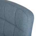 Fotel biurowy materiałowy Benton niebieski