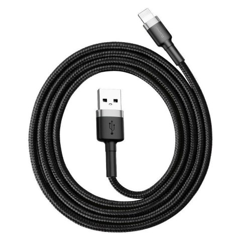 KABEL BASEUS CAFULE USB/LIGHTNING 2,4A 1M GREY/BLACK