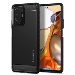 Etui pokrowiec futerał Spigen Rugged Armor do Xiaomi 11T 5G/ 11T Pro 5G Matte Black