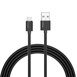 KABEL T-PHOX NETS MICRO USB BLACK 2.4A ; PVC ; 1,2M