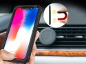 Etui skórzane portfel na magnes Apple iPhone XS Max czarne