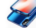 Etui voero 360 Apple iPhone X Xs błyszczące czerwone + Szkło