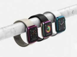 Nakładka Ringke Bezel Styling do Apple Watch 4/5/6/SE 44mm Neon Chrome