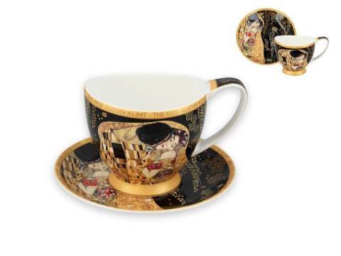 Filiżanka espresso Vanessa - G. Klimt, Pocałunek (CARMANI)