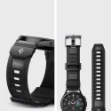 Pasek Spigen Rugged Band do Samsung Galaxy Watch 4/ 4 Classic/ Active 2/ Huawei Watch GT 2 42mm Matte Black