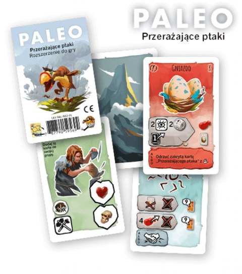 GRA PALEO: PRZERAŻAJĄCE PTAKI - dodatek - LUCKY DUCK GAMES