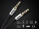 Baseus Yiven M30 kabel audio mini Jack 3.5mm 1m czarny