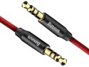 Baseus Yiven M30 kabel audio mini Jack 3.5mm 1m czerwony