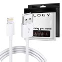 Kabel 100cm Alogy przewód USB do Lightning Biały