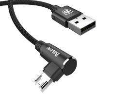 Kabel Baseus MVP Elbow kątowy dwustronny micro USB 2m Black