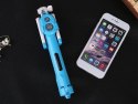 Selfie Stick kijek statyw z pilotem Bluetooth wxy-01 Niebieski