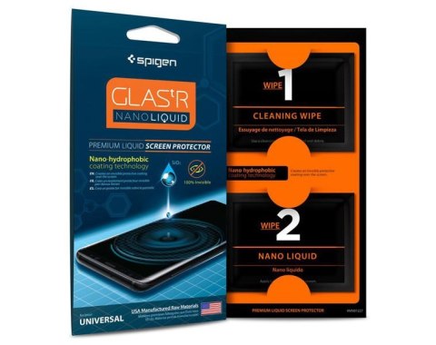 Spigen Glas.tR Nano Liquid uniwersalne szkło 9H w płynie