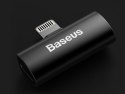 Adapter Baseus audio converter Lightning na 2x iP Lightning L46 Black