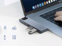 Baseus HUB Thunderbolt C+Pro 7w1 USB 3.0 USB-C RJ45 HDMI 4K dark gray