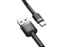 Baseus Kabel USB-C 3A 1M grey black
