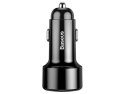 Baseus ładowarka samochodowa 2x USB Quick Charge QC 3.0 45W 6A Black