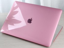 Etui Alogy Hard Case crystal do Apple MacBook Air 2018 13 różowe