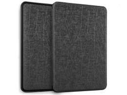 Etui Alogy Leather Smart Case do Kindle Paperwhite 4 czarne z połyskiem