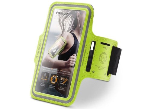 Etui na ramię do telefonu Spigen Velo Sports Armband A700 Neon