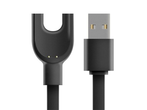 Kabel USB ładowarka Alogy do Xiaomi Mi Band 3 czarny