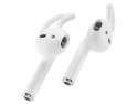 Nakładki silikonowe Earhooks do Apple AirPods białe