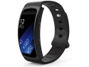 Pasek sportowy soft guma do Samsung Gear Fit 2/ 2 Pro czarny