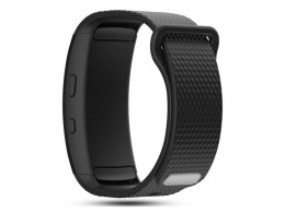 Pasek sportowy soft guma do Samsung Gear Fit 2/ 2 Pro czarny