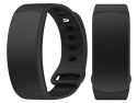 Pasek sportowy soft guma do Samsung Gear Fit 2/ 2 Pro czarny