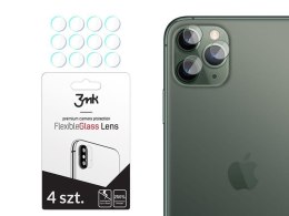 4x Szkło 3mk Flexible Glass na kamerę obiektyw Apple iPhone 11 Pro Max