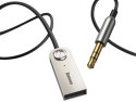Baseus Adapter Transmiter odbiornik Bluetooth USB Audio AUX jack black
