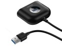 Baseus Square Round 4w1 HUB Adapter 1x USB 3.0 3x USB 2.0 micro 1m Black