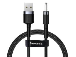 Kabel zasilający Baseus Cafule USB DC 3.5mm 2A 1m dark grey