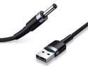 Kabel zasilający Baseus Cafule USB DC 3.5mm 2A 1m dark grey