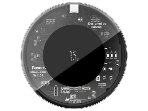 Ładowarka indukcyjna QI Baseus Simple 15W bezprzewodowa black