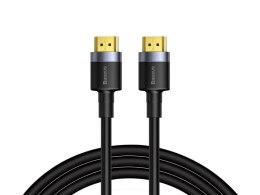 Baseus Cafule Kabel HDMI 2.0 4K FULL HD 3D 1m Czarno-szary