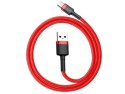 Baseus Kabel Cafule USB-C Type C 2A 3m Czerwono-czarny