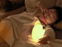 Baseus Nocna lampka dla dziecka silikonowa LED w kształcie kota Biała