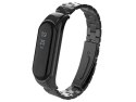 Bransoleta Alogy Stainless Steel do Xiaomi Mi Band 5 Czarna